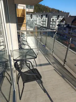 Balkon lub taras w obiekcie Apartament MERCURY