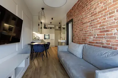Kuchnia lub aneks kuchenny w obiekcie Close-Central Wroclaw Apartment - City Center - One Bedroom Apartment - JP19