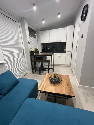 Kuchnia lub aneks kuchenny w obiekcie Apartament Pod Magnolią