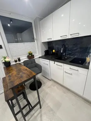 Kuchnia lub aneks kuchenny w obiekcie Apartament Pod Magnolią