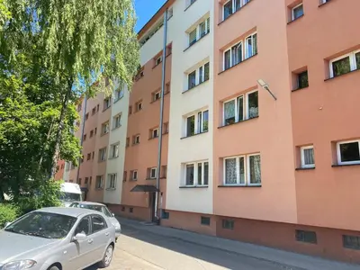 Budynek, w którym mieści się apartament