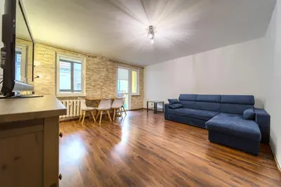 Część wypoczynkowa w obiekcie Wyspa Słodowa Apartment for 8 People by BookingHost