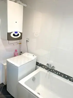Łazienka w obiekcie Biszkoptowy Apartament