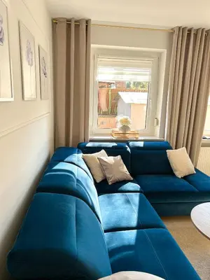 Część wypoczynkowa w obiekcie Biszkoptowy Apartament