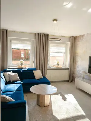 Część wypoczynkowa w obiekcie Biszkoptowy Apartament