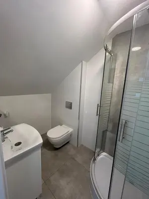 Łazienka w obiekcie Apartamenty Ścinawa
