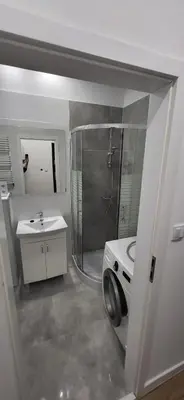 Łazienka w obiekcie Apartamenty Ścinawa
