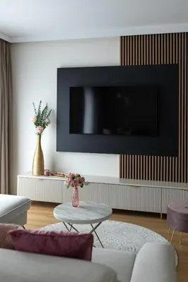 Telewizja i/lub zestaw kina domowego w obiekcie Apartament Piwonia