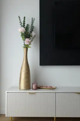 Telewizja i/lub zestaw kina domowego w obiekcie Apartament Piwonia