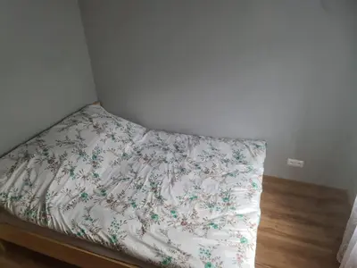 Łóżko lub łóżka w pokoju w obiekcie Apartament mieszkanie do wynajęcia Justyna