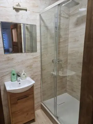 Łazienka w obiekcie Apartament mieszkanie do wynajęcia Justyna