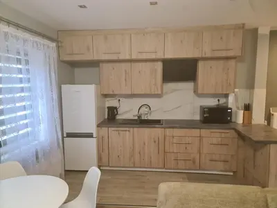 Kuchnia lub aneks kuchenny w obiekcie Apartament mieszkanie do wynajęcia Justyna