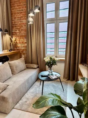 Część wypoczynkowa w obiekcie Wolności9 Stylowy Apartament w centrum Wrocławia tuż przy NFM