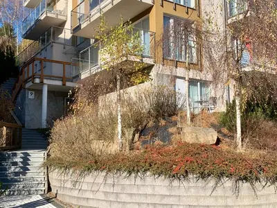 Budynek, w którym mieści się apartament