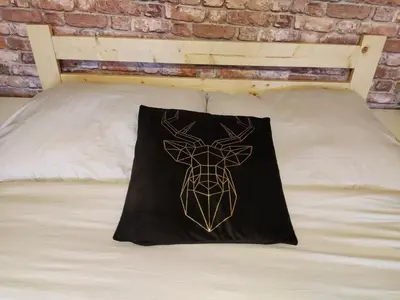 Łóżko lub łóżka w pokoju w obiekcie Apartamenty u Gumisia 