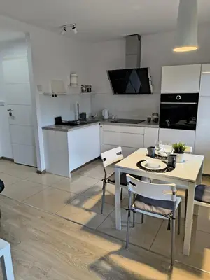 Kuchnia lub aneks kuchenny w obiekcie Tabago Studio 30 Wieluń Stare Sady