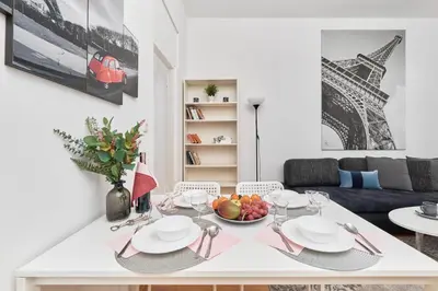 Część wypoczynkowa w obiekcie Rynek Apartment The Heart of the City by Noclegi Renters