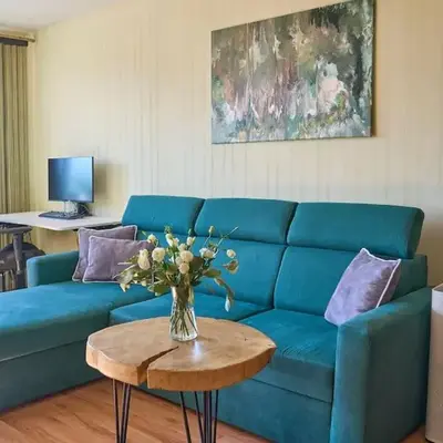 Zielony apartament w centrum