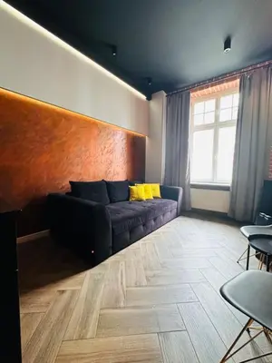 Część wypoczynkowa w obiekcie Luksusowe Apartamenty 2 min do Rynku