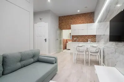 Część wypoczynkowa w obiekcie Luksusowe Apartamenty 2 min do Rynku