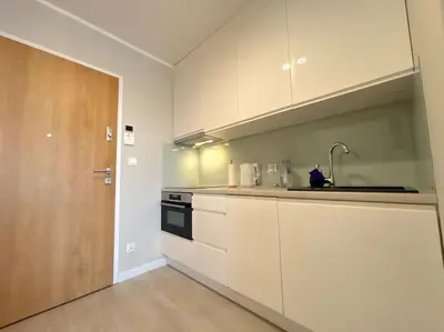 Kuchnia lub aneks kuchenny w obiekcie Apartament Halo 3 Check in 24h Privat Parking