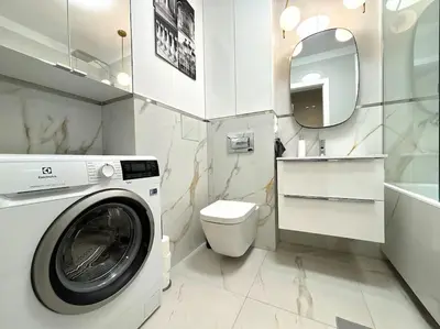 Łazienka w obiekcie Apartament Halo 3 Check in 24h Privat Parking