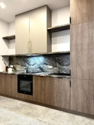 Kuchnia lub aneks kuchenny w obiekcie Dubois Apartment - Self Check-In 20h