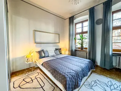 Łóżko lub łóżka w pokoju w obiekcie Luxury Decor & Amazing Island Views, Center! 5mins Rynek