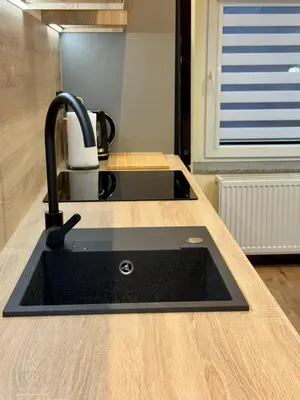 Kuchnia lub aneks kuchenny w obiekcie Bastet Apartamenty