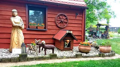 Ogród w obiekcie Apartament SECESJA