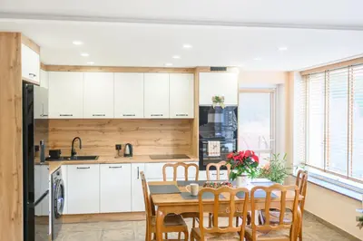 Kuchnia lub aneks kuchenny w obiekcie Apartament Podgórze