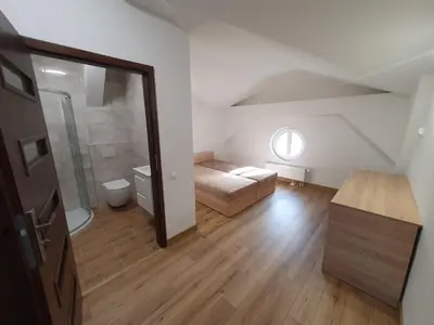 Łóżko lub łóżka w pokoju w obiekcie PSI Koszarowa