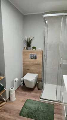 Łazienka w obiekcie Apartament Gamma Zwycięska Wrocław