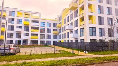 Budynek, w którym mieści się apartament