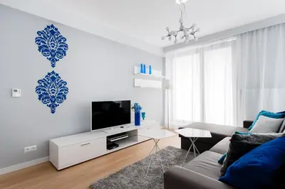Telewizja i/lub zestaw kina domowego w obiekcie Exclusive Apartments Wroclaw City Centre