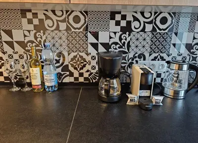 Kuchnia lub aneks kuchenny w obiekcie Apartament Marcello Teczowe 8B 8