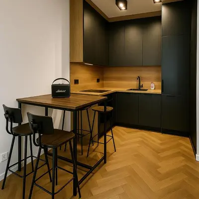 Kuchnia lub aneks kuchenny w obiekcie Apartament Kępa Mieszczńska Wrocław
