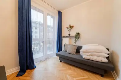Łóżko lub łóżka w pokoju w obiekcie Big Apartment Wroclaw - Center - 4 Rooms - 6 Beds - 2 Balcony - 12 people - 100m2