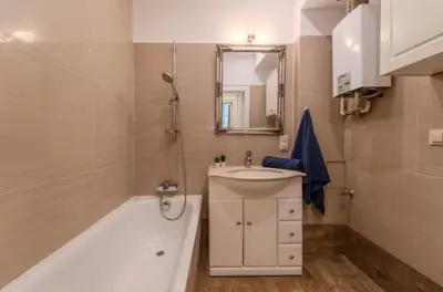 Łazienka w obiekcie Big Apartment Wroclaw - Center - 4 Rooms - 6 Beds - 2 Balcony - 12 people - 100m2