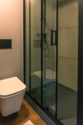 Łazienka w obiekcie Balia pod lasem