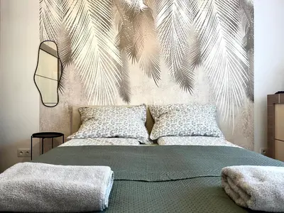 Łóżko lub łóżka w pokoju w obiekcie Nyska Apartment - Self Check-In 20h - Parking & Lift