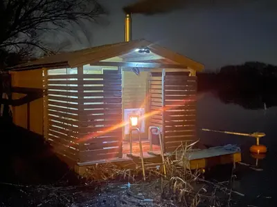 Plan piętra w obiekcie Domek w Miasteczku Portowym nr 3