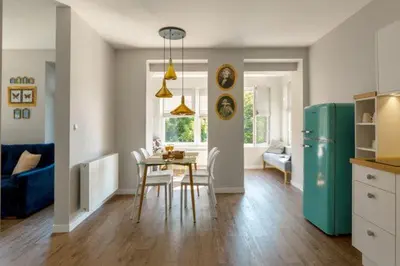 Kuchnia lub aneks kuchenny w obiekcie Apartament Kardamon - Sudeckie Historie