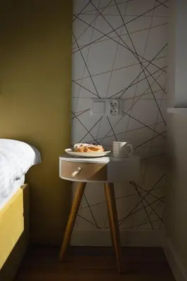 Łóżko lub łóżka w pokoju w obiekcie Apartament Cynamon - Sudeckie Historie