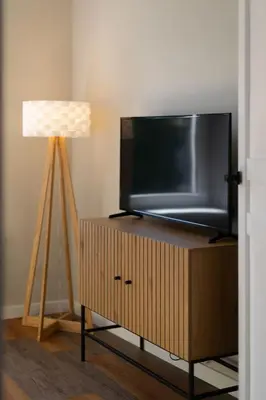 Telewizja i/lub zestaw kina domowego w obiekcie Apartament Cynamon - Sudeckie Historie