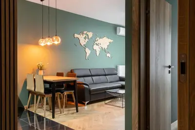 Część wypoczynkowa w obiekcie RentPlanet - Apartamenty Quorum