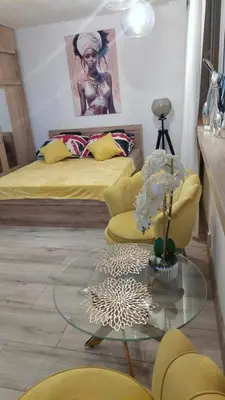 Łóżko lub łóżka w pokoju w obiekcie Elegancki Apartament w Centrum Miasta P&P
