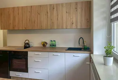 Kuchnia lub aneks kuchenny w obiekcie Apartament Olesno Centrum