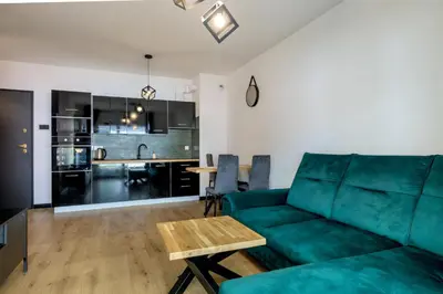 Kuchnia lub aneks kuchenny w obiekcie RentPlanet - Apartamenty Czysta