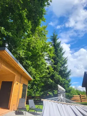 Plan piętra w obiekcie Klimatyczne drewniane Domki Jagodna-Spalona 6D jacuzzi sauna,trasy rowerowe